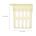 thumbnail image 2 of TABLZONE 10Pcs Light Yellow Plastic Beekeeping Queen Cage Safe Tool for Queen Marking and Catching, 2 of 8