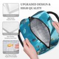 thumbnail image 3 of Salouo Underwater Dolphin Scene for Insulated Lunch Bag for Women/Men - Leakproof Cooler Tote Bag Organizer - Reusable Lunch Box for Office Picnic Hiking Beach-One Size, 3 of 6