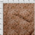 thumbnail image 3 of oneOone Cotton Silk Brown Fabric Abstract Floral Sewing Craft Projects Fabric Prints By Yard 42 Inch Wide-3rb, 3 of 5