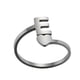 thumbnail image 1 of Xihbxyly Anillos de Moda, Anillos Abiertos Ajustables de Acero Inoxidable, Elegante Diseño de 26 Letras Inglesas, Accesorio de Joyería Llamativo, Ideal para Bodas, Fiestas, Compromisos y Banquetes, R, 1 of 2