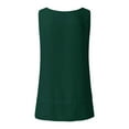 thumbnail image 4 of Prolriy Tank Tops for Women, Women Chiffon Tank Sleeveless Top Double Casual Blouse Tunic Womens Tops Summer Tops for Women Trendy Green XL, 4 of 7