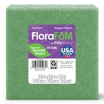 FloraCraft FloraFōM Foam Cube 5.9 inch x 5.9 inch 5.9 inch Green