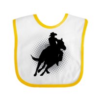Inktastic Rodeo Rider Team Roping Boys Baby Bib