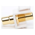 thumbnail image 3 of RCA Keystone Jack, White Insert, 3 of 4