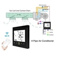 thumbnail image 2 of 2 4 Pipe WiFi Smart Central Air Conditioner Thermostat 3 Speed Fan Coil Unit Temperature Controller ,High Compatibility, 2 of 6