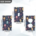thumbnail image 7 of Yayeee Blank Wall Plate Cover 1-Gang 4.5"x2.7" Home Unused Decorative Outlet, Red Jellyfish, 7 of 7