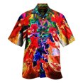 thumbnail image 3 of Camisa de pollo divertida con estampado 3D para hombre, camisa de manga corta con solapa, cómoda, informal, para fiesta en la playa, ropa de calle, camisas de talla grande para hombre, 3 of 5