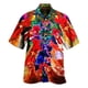 thumbnail image 3 of Camisa de pollo divertida con estampado 3D para hombre, camisa de manga corta con solapa, cómoda, informal, para fiesta en la playa, ropa de calle, camisas de talla grande para hombre, 3 of 5