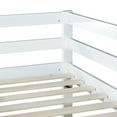 thumbnail image 5 of Miniyam Wood Twin Over Twin Bunk Bed for Kids, White, 5 of 7
