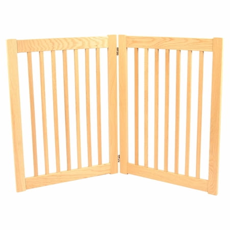 32" Highlander Legacy - 2 Panel Free Standing Wood Outdoor Pet Gate