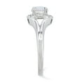 thumbnail image 3 of Sterling Silver .01 Ctw Diamond & Round Created Opal Ring Size 10, 3 of 6