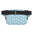 thumbnail image 3 of Fotbe Funny Chicken Cangurera Cuadrada con Estampado de Doble Capa, Bolsa de Cintura Ajustable Mini para Hombres y Mujeres, 3 of 9