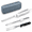White, variant on Yellow Wired Electric Serrated Stainless Steel Food Slicer for Meats, Breads and Produce