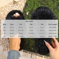 thumbnail image 3 of Fnooota Womens Slide Slippers, Non Slip Open Toe Indoor Comfort Fuzzy Slippers Bedroom Shoes Black Size 6.5-7, 3 of 7