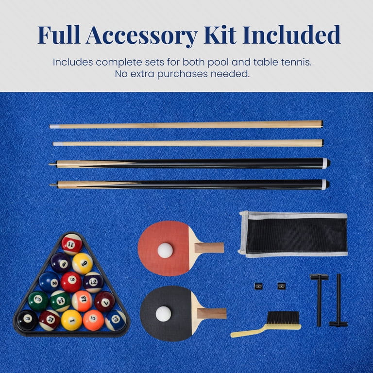 Hathaway Newport 7-ft Standard Billiard Home Pool Table Combo Set