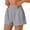 Grey, variant on Athletic Running Shorts for Women Summer Casual Elastic High Waist Relaxed Fit Workout Yoga Gym Shorts with Pockets