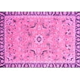 thumbnail image 1 of Ahgly Company Indoor Rectangle Oriental Pink Modern Area Rugs, 2' x 3', 1 of 4