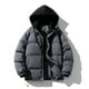 thumbnail image 4 of Chaqueta impermeable cálida de invierno de marca de moda para hombre, nueva chaqueta con capucha gruesa de otoño 2023, chaqueta delgada informal a la moda para hombre, 4 of 4