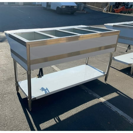 

Commercial 4-well Food Warmer Steam Table Countertop Kitchen Supply NH-4