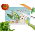 thumbnail image 2 of Carolines Treasures Christmas Tree and Buff Poodle Glass Cutting Board Large 12H x 16W multicolor, 2 of 2