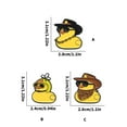 thumbnail image 5 of YIEMEEN Sweet Duckling Brooch In Vibrant Colors Unique Lapel Pin For Fashion Enthusiasts, 5 of 16
