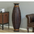 thumbnail image 6 of Tall Bamboo Floor Standing Vase with Wicker Woven Design 39 Inch High, 6 of 8