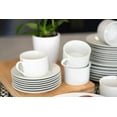 thumbnail image 3 of 10 Strawberry Street Simply White Round 45-Piece Dinnerware Set, 3 of 10