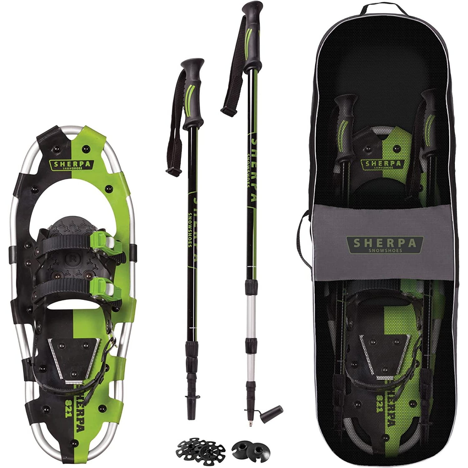 Sherpa Snowshoe Kit, 825, Weighing 4.2 pounds, the 8x25inch frame is