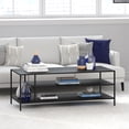 thumbnail image 2 of Evelyn&Zoe Winthrop 46" Wide Rectangular Coffee Table with Metal Top, Blackened Bronze, 2 of 7