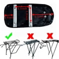 thumbnail image 4 of Mosiee Brand New Durable And Practical Rear Saddle Seat 34Cm*16Cm Bicycle Stainless Steel Strong Support With Back Rest, 4 of 8