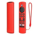 thumbnail image 2 of 1PCS Remote Control Case Cover Compatible for Fire TV-4 Alexa, Smart TV Voice Remote Control Soft Silicone Sleeve Drop-proof Shell Holder with Hanging Rope(Case Only), 2 of 11