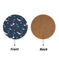 thumbnail image 2 of Xecao Space Dinosaur for MDF Cork Coaster 4 Pcs,Drink Coasters,Suit for House Warming Gifts New Home ,Coffee Table Decor-Round Shape, 2 of 7