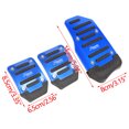 thumbnail image 2 of Universal Metal Anti-Slip Pedal Covers for Manual Cars - Non-Skid Brake, Clutch, and Accelerator Pads with Easy No-Drill Installation, 2 of 2