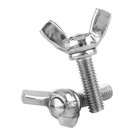 

2024 5pcs Bag 304 Stainless Steel Wing Butterfly Screws Bolts Wingbolt Machine Accessory(M5 * 16mm)