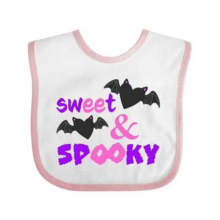 

Inktastic Sweet and Spooky- Cute Heart Bats Gift Baby Boy or Baby Girl Bib