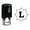 Black, variant on Printtoo Octagon Celtic Swirl Frame Alphabet L Monogram Self Inking Rubber Stamp Office Stationary