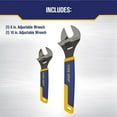 thumbnail image 3 of IRWIN VISE-GRIP Adjustable, 6 Inch and 10 Inch Wrench Set, 2 Pieces, 3 of 8