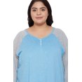 thumbnail image 6 of Oussum Women Nightdress Loungewear Long Sleeve Sleepwear Dress with Pockets, 6 of 8