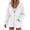 White, variant on Ovbmpzd Womens Sweatshirts Zip Up Pink Fleece Lined Hoodie Long Sleeve Loungewear Drawstring Waist Sweatshirts,XXL
