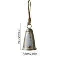 thumbnail image 3 of ToyKingdee Silver Christmas Tree Decorative Bells,Handmade Metal Hanging Bells for Door, Wall, Holiday, Xmas Decorations, 3 of 6