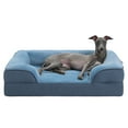 thumbnail image 3 of PAWZ Road Orthopedic Dog Bed Removable Washable Cover Non-Slip Bottom Dog Sofa Bed, S-XL, Blue, 3 of 17