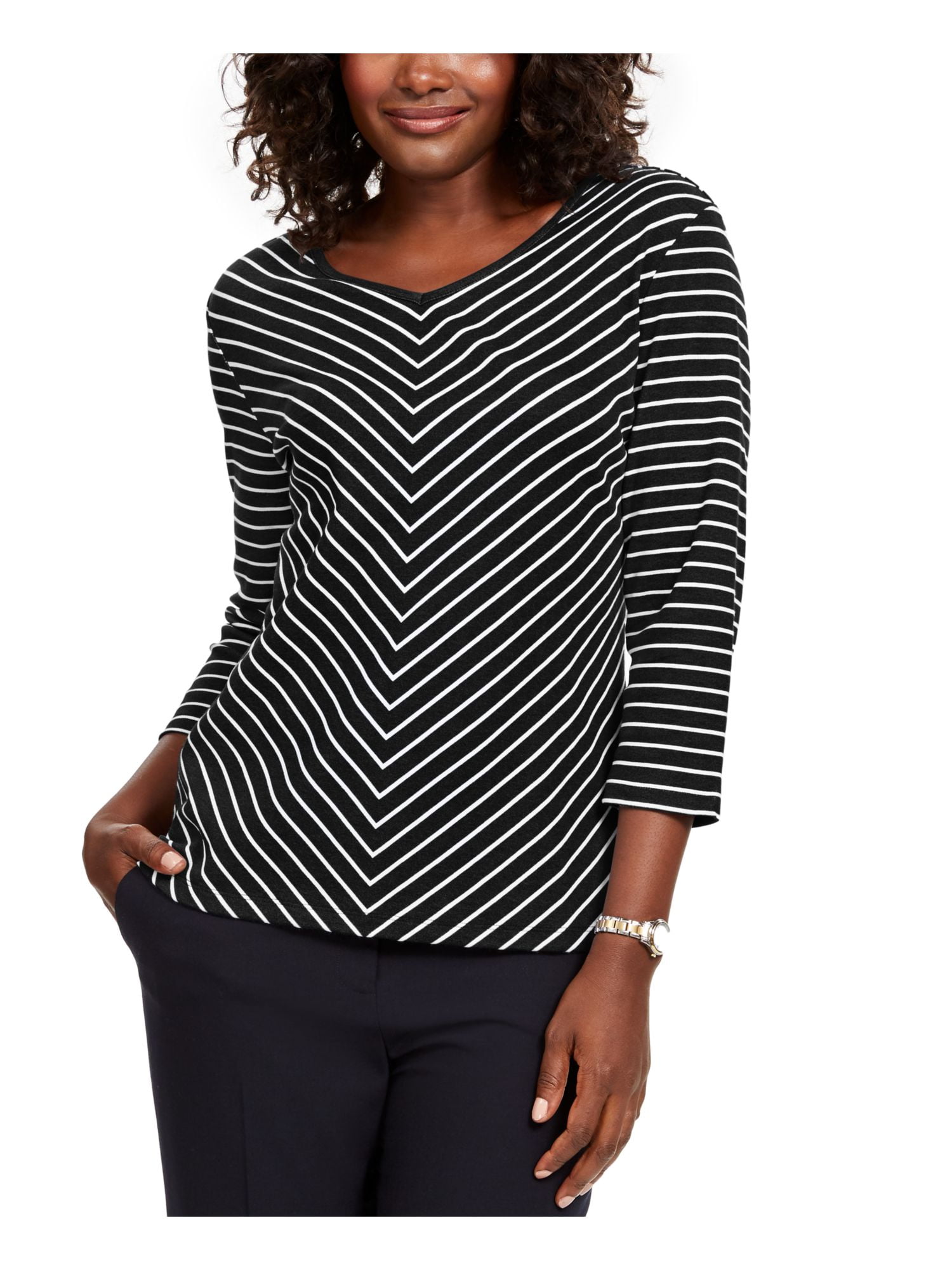 karen scott petite tops