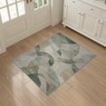 thumbnail image 3 of ODIKA 3'x5' Washable Accent Rug Sage Throw Contemporary Flowing Motifs Eucalyptus Ivory Entryway for Bedside, Nursery Room, Pet Friendly & Non-Shedding, 3 of 7