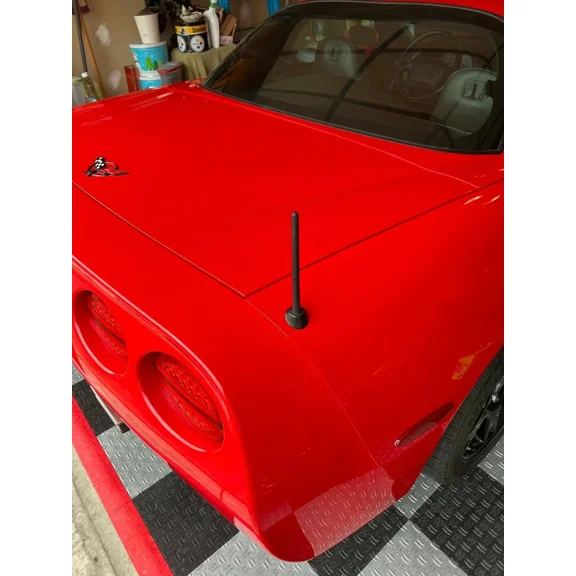 6 3/4" Short Black Antenna Mast Radio AM/FM for CHEVROLET CORVETTE 1997-2004 New