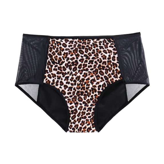 High Waisted Underwear for Women Leak Proof Menstrual Panties for Women Cotton Briefs