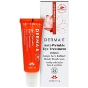 Derma E Anti-Wrinkle Eye Treatment Gel, 0.5 oz