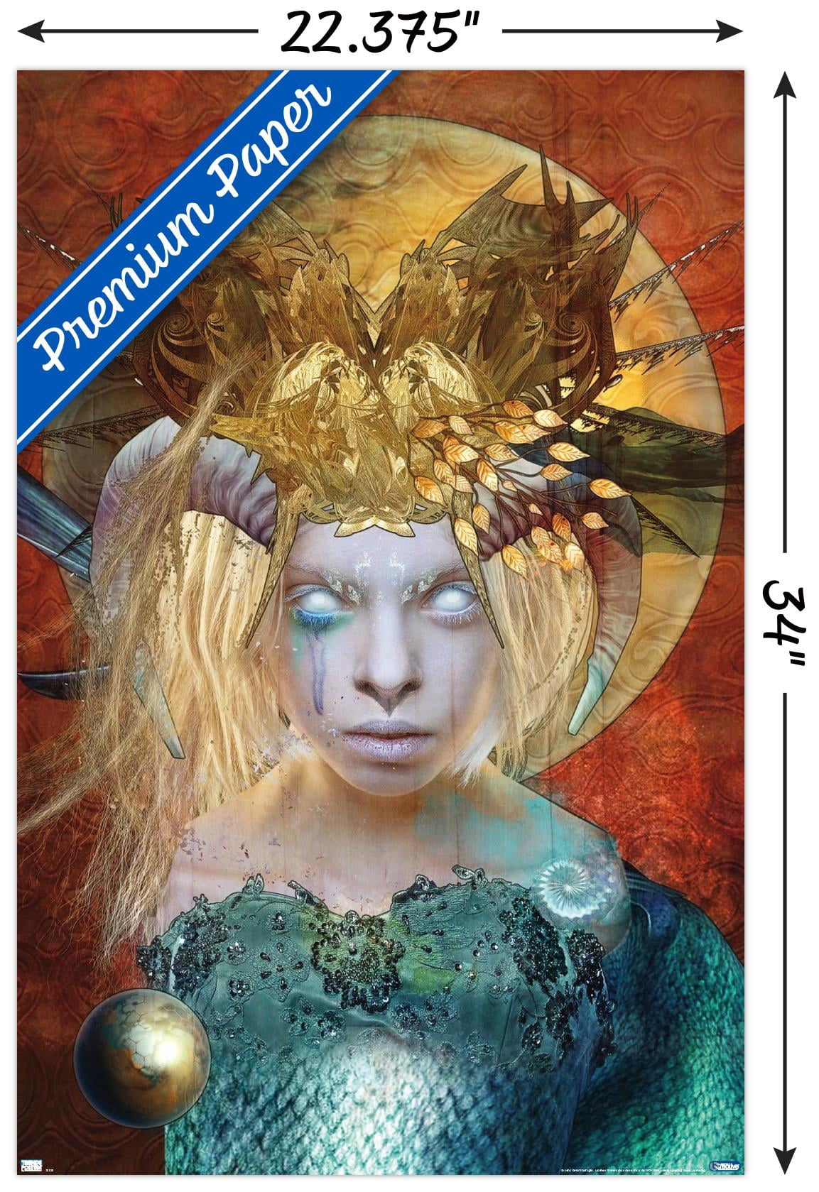 Jena DellaGrottaglia: Cosmic Zodiac - Capricorn Wall Poster, 22.375" x 34"