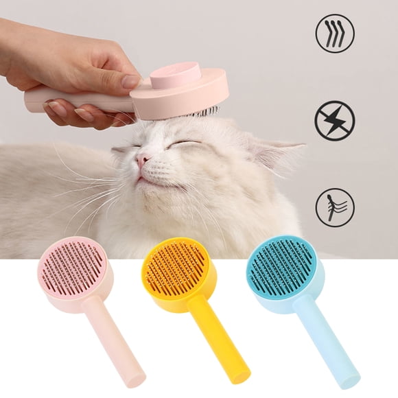 LiMimmuu Pet Grooming Comb Reusable Pet Comb Deep Cleaning Gentle on Skin Pet Grooming Comb Removes Loose Hair And Gift Pet Comb for Pet Owners