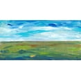 thumbnail image 2 of OToole, Tim 24x14 Gold Ornate Wood Framed with Double Matting Museum Art Print Titled - Vast Land II, 2 of 4