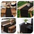 thumbnail image 6 of Table Runner Black Stripes Table Runners Modern Geometric Art Cotton Linen Dresser Scarf Kitchen Dining Table Decor for Home Dinner Party Decor 13x36 Inch, 6 of 9